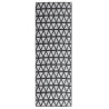 Alfombra de exterior PP negra 80x250 cm 2