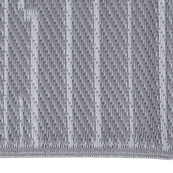 Alfombra de exterior PP gris antracita 80x250 cm M 3