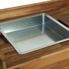 Carrito de cocina exterior madera maciza acacia 92x43.5x141.5cm 3