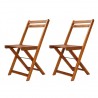 3 pcs conjunto bistrô dobrável madeira de acácia maciça 3