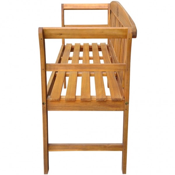 Banco de jardim 157 cm madeira acácia maciça M 3