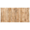 Mesa de comedor madera maciza de mango 200x100x75 cm 4
