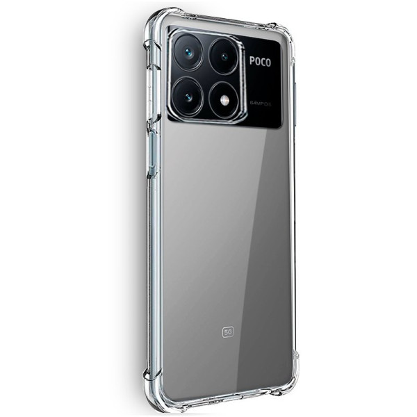 Carcasa COOL para Xiaomi Poco X6 Pro 5G AntiShock Transparente M 2