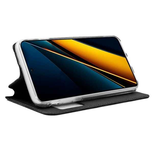 Fundação COOL Capa de Flip para Xiaomi Poco X6 Pro 5G Lise preta M 2