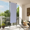 Persiana enrollable exterior tela acero azul blanco 120x270 cm 1
