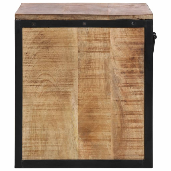 Mesa de cabeceira 40x35x40 cm madeira de mangueira maciça M 4