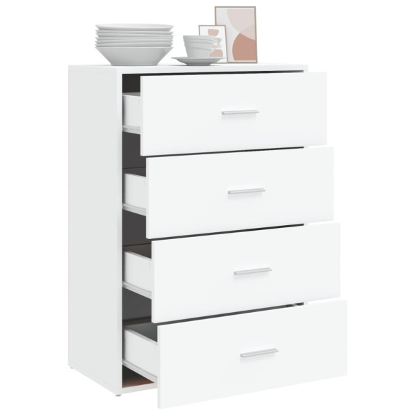 Aparador 60x31x84 cm derivados de madeira branco M 4