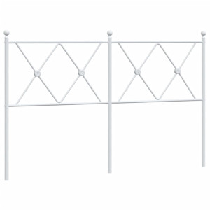 Cabecero de metal blanco 140 cm H