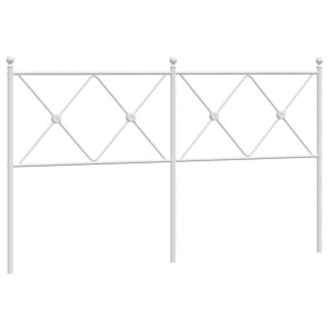 Cabecero de metal blanco 160 cm H