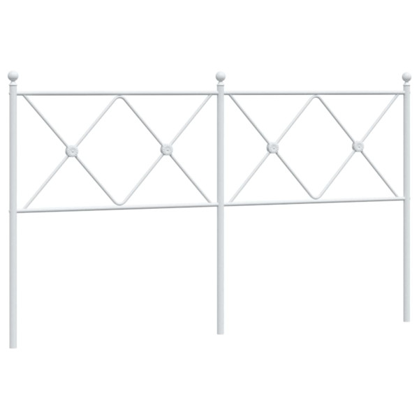 Cabeceira de cama 160 cm metal branco M 2