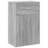 Armario almacenaje madera ingeniería gris Sonoma 56.5x39x90 cm 2