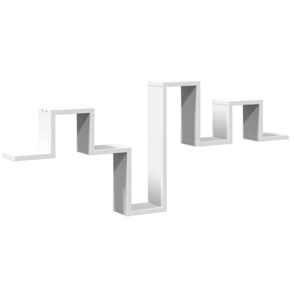 Estante de parede 104.5x10x43 cm derivados de madeira branco M 2