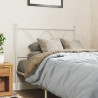 Cabeceira de cama 90 cm metal branco 1