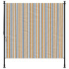 Estore de rolo exterior 150x270 cm tecido/aço amarelo e branco 3