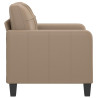 Sillón cuero sintético color capuchino 60 cm 4