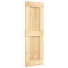 Puerta corredera con herrajes madera maciza de pino 70x210 cm 3