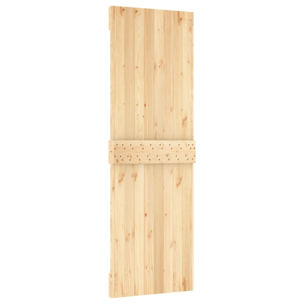 Puerta corredera con herrajes madera maciza de pino 70x210 cm M 4