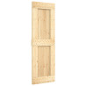 Puerta corredera con herrajes madera maciza de pino 70x210 cm 3