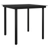 5 pcs conjunto de jantar p/ jardim c/ almofadões vime PE cinza 4