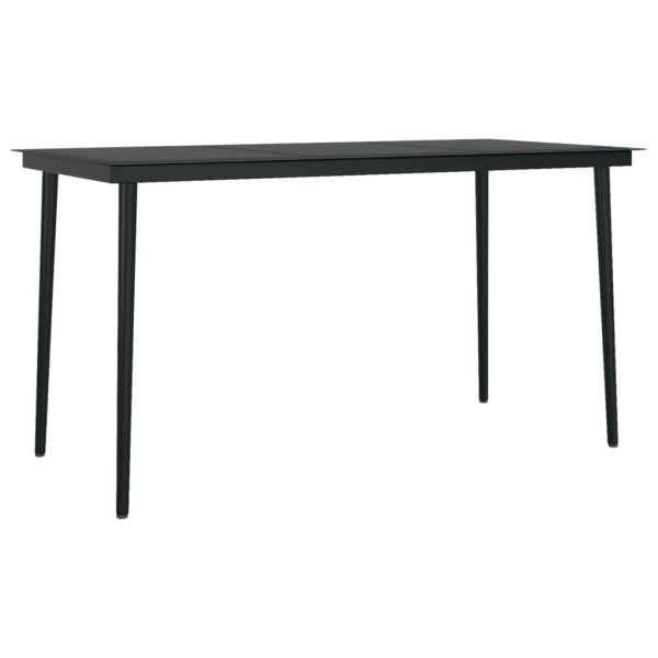 Set comedor de jardín 5 piezas y cojines ratán sintético marrón M 4