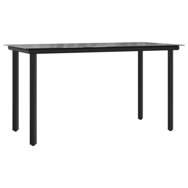 Set comedor de jardín 7 pzas con cojines ratán sintético beige M 4