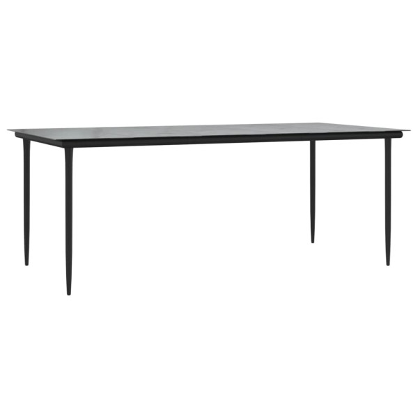 9 pcs conjunto de jantar p/ jardim com almofadões vime PE bege M 4