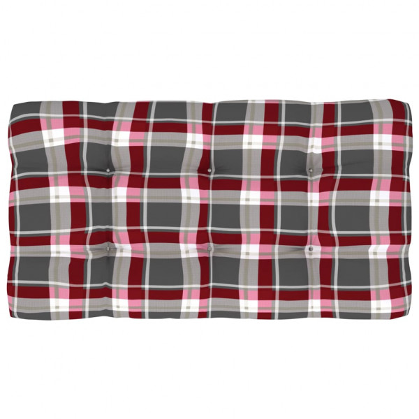 Sofá de centro em paletes p/ jardim pinho impregnado a cinzento M 5