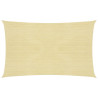 Toldo de vela HDPE beige 160 g/m² 2.5x4.5 m 1