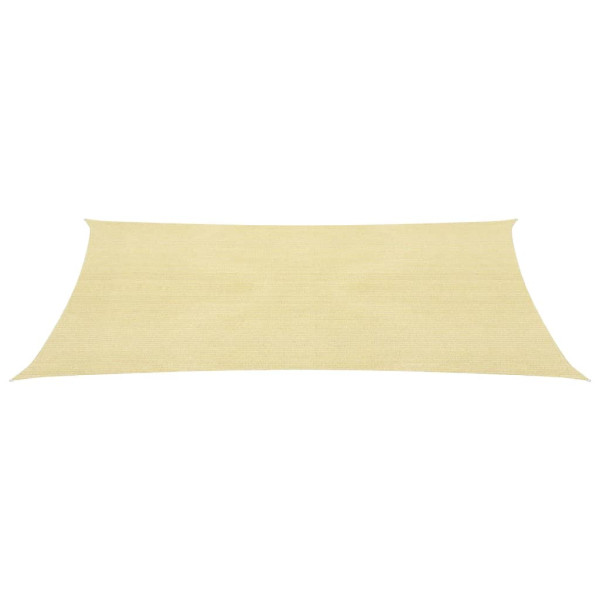 Toldo de vela HDPE beige 160 g/m² 2.5x4.5 m M 2