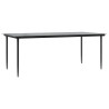 Set comedor de jardín 7 pzas con cojines ratán sintético marrón 4