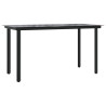 9 pcs conjunto jantar p/ jardim c/ almofadões vime PE castanho 4