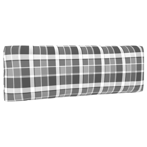 Sofá central de palets de jardín madera pino impregnada negro M 4