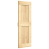 Puerta corredera con herrajes madera maciza de pino 70x210 cm 3