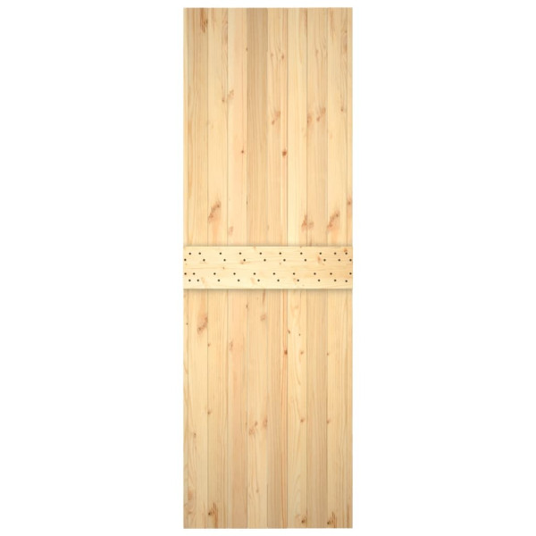 Puerta corredera con herrajes madera maciza de pino 70x210 cm M 4