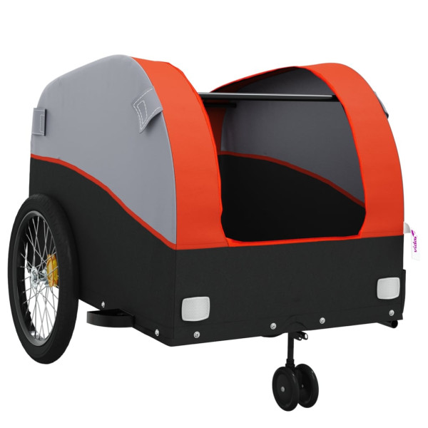 Remolque para bicicleta hierro negro y naranja 45 kg M 5