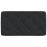 Cabecero de cama acolchado terciopelo negro 80 cm 5