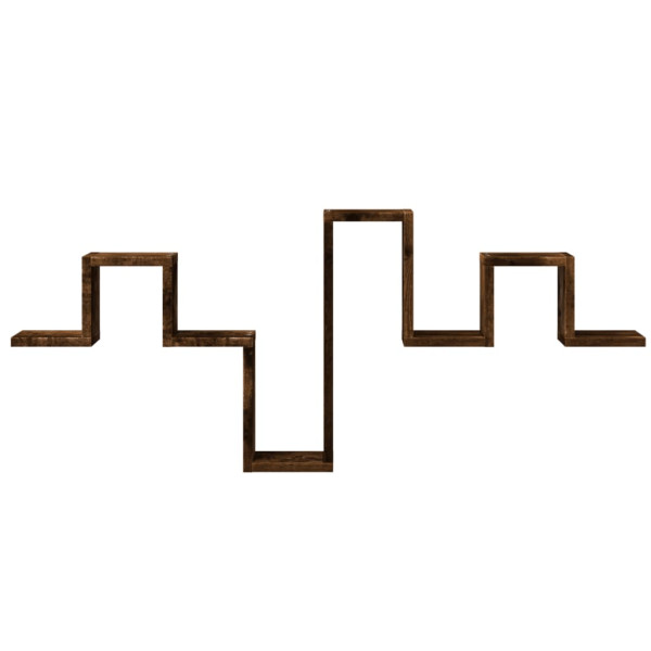 Estante parede 104.5x10x43 cm derivados madeira carvalho fumado M 5