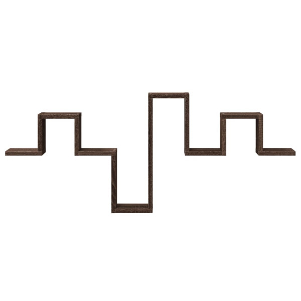 Estante parede 104.5x10x43 cm deriv. madeira carvalho castanho M 5