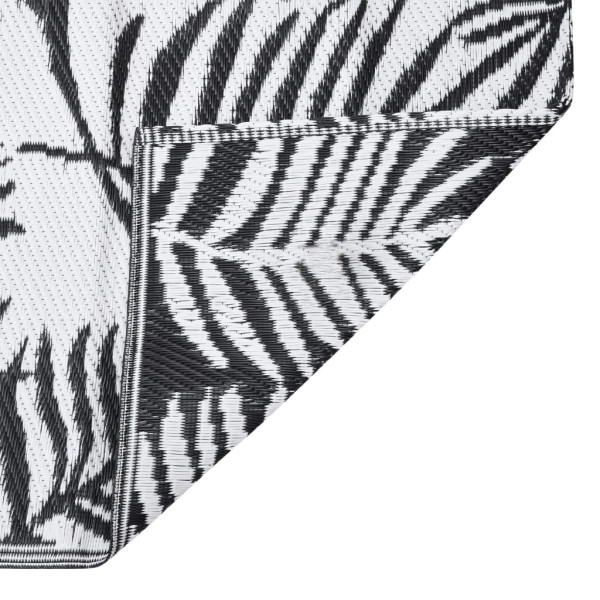 Tapete de exterior 140x200 cm ARAKIL PP preto M 4