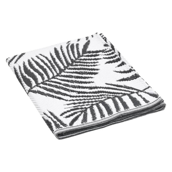 Alfombra de exterior PP negra 140x200 cm M 5