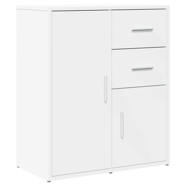 Aparador de madera de ingeniería blanco 60x31x70 cm M 2