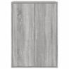 Aparador de madera de ingeniería gris Sonoma 60x31x84 cm 5