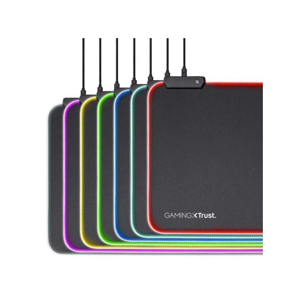 Alfombrilla trust gaming gxt 764 glide flex xxl/ 3 x 300 x 930mm/ negra M 3