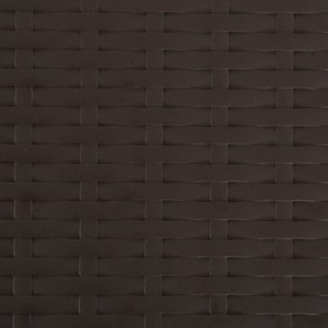 Sillas de jardín plegables 2 unidades HDPE y acero marrón H