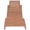 Tumbona plegable de madera maciza de teca 3