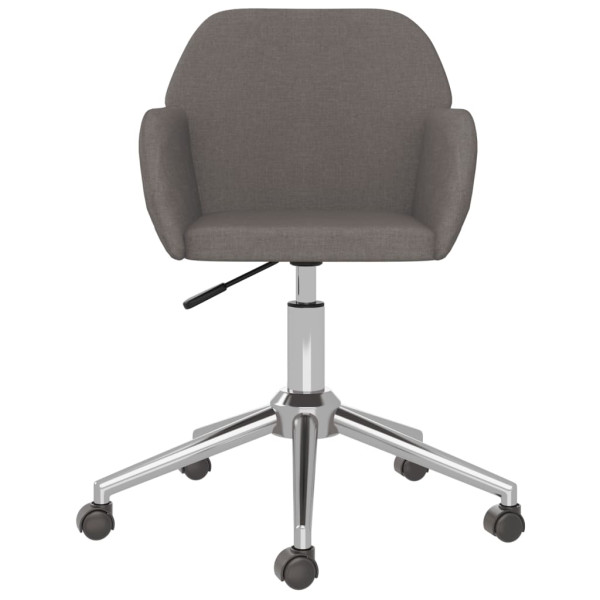 Silla de oficina giratoria tela gris oscuro M 3
