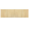 Tapete retangular bambu luz cor natural 60x200 cm 2