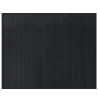 Alfombra rectangular bambú negro 80x100 cm 2