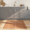Tapete quadrado 100x100 cm bambu natural 1