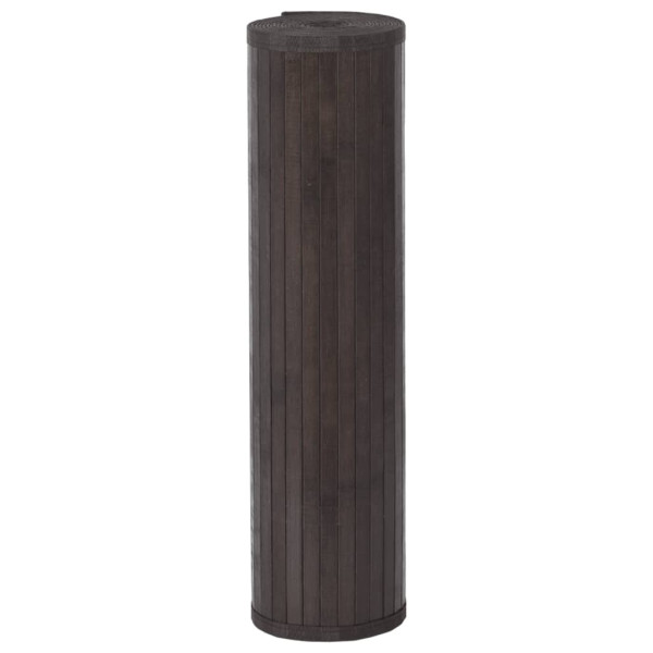 Tapete retangular 80x1000 cm bambu castanho-escuro M 3